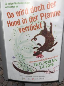 Plakat der Mitmachausstellung im Stadtmuseum in Fellbach