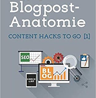 Coverbild des Handbuchs Blogging für Profis: Blogpost-Anatomie